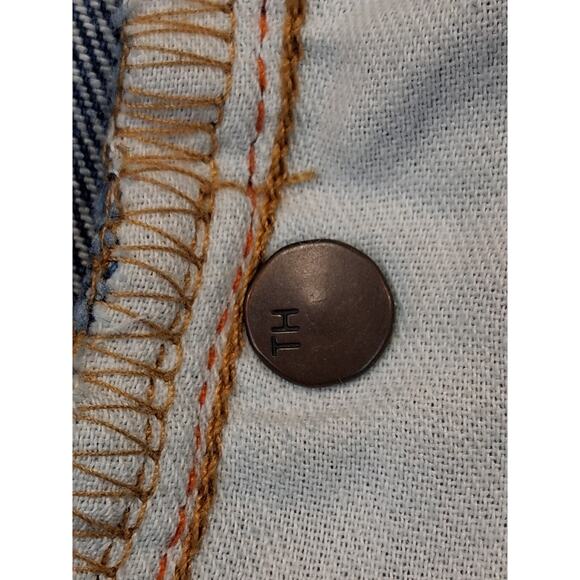 Womens Sz 4 28x31 Vintage Y2K Tommy Hilfiger Hipster Flare Boho Hippie Jeans - Picture 10 of 14